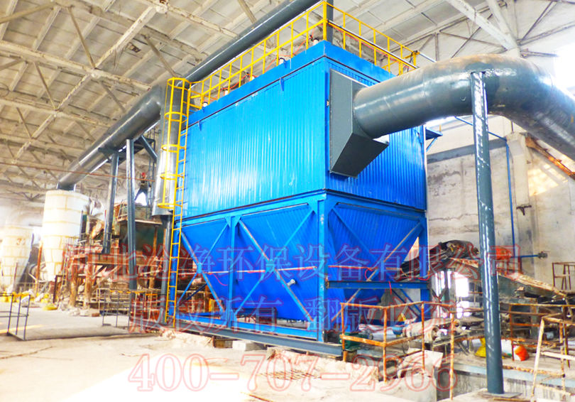 青岛10万吨复合肥生产线筛分系统配套HFMC-500型复合肥脉冲布袋除尘器