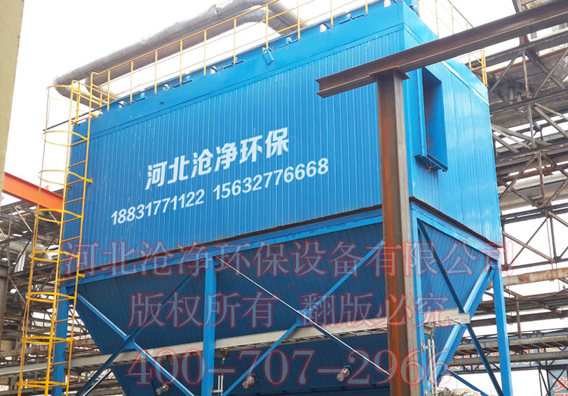 青岛20万吨硝基高塔复合肥生产线原料系统配套的HFMC-600型复合肥脉冲布袋除尘器