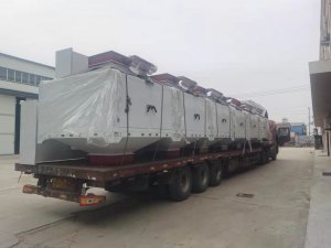 10万风量喷漆废气治理催化燃烧设备发往北京