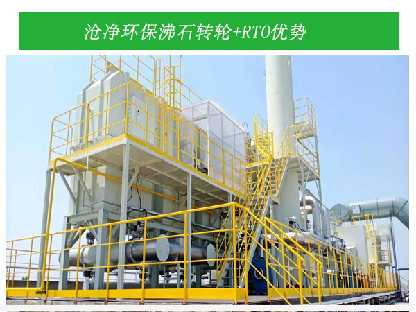 沸石转轮+CO/RTO用于印刷行业2万风量催化燃烧设备